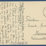 Nebel Insel Amrum, gelaufen Marke fehlt (AK3294)