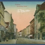 Cottbus Spremberger Straße Juwelier, gelaufen 1917 als Feldpost (AK3359)