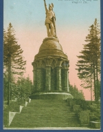 Teutoburger Wald Hermanns-Denkmal, gelaufen 1917 als Feldpost (AK3346)
