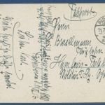 Teutoburger Wald Hermanns-Denkmal, gelaufen 1917 als Feldpost (AK3346)