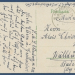 Kiel vom Rathausturm nach Osten, gelaufen 1918 Marineschiffspost (AK3421)