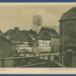 Prenzlau Am Schauspielhaus, gelaufen 1917 (AK3654)