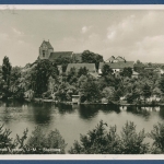 Luftkurort Lychen Uckermark Stadtsee Kirche, gelaufen 1940 (AK3722)