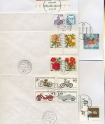 BRD 14 versch. FDC Jugend/Sport/Block/Dauerserien (XL5180)