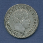 Preußen 1/6 Taler 1839 A, Friedrich Wilhelm III. J 57 ss+/ss (m2770)