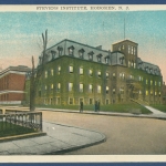 Stevens Institute Hoboken N. J. gelaufen 1937 (AK3840)