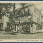 Bad Pyrmont Haus Westfalen Altenauplatz, ungebraucht, beschrieben (AK3908)