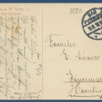 Bad Pyrmont Pension H. Stolte, gelaufen 1916 (AK3892)