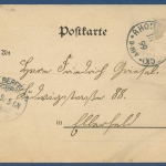 Gruß aus Arolsen Fürstliches Residenzschloß, gelaufen 1899 Marke fehlt (AK3906)