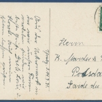 Prenzlau Königstraße mit Marienkirche Geschäfte, gelaufen 1931 (AK3932)