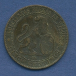Spanien 5 Centimos 1870 OM Provisorische Regierung KM 662 fast ss (m1057)