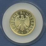 Deutschland 1 DM Gold 2001 G, J 481 PP in Original-Kapsel (m2804)