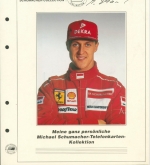 Michael Schuhmacher Telefonkartensammlung 1995/98 mit 19 Karten (XXL9147)