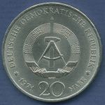 DDR 20 Mark 1971 Ernst Thälmann, J 1535 vz (m2896)