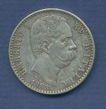 Italien 2 Lire 1883 R, Umberto I., ss/fast vz (m1524)