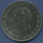 Bayern 3 Mark 1914 D, König Ludwig III., J 52 vz +, bunte Patina (m2956)