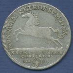 Braunschweig-Wolfenbüttel 2/3 Taler 1765, Carl I., Welter 2733, fast ss (m3019)