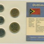 Osttimor 2004 Kursmünzen 1 - 50 Cents im Blister, st (m4118)