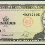 Dominikanische Republik 1 Peso 1988, KM 126 c kassenfrisch (K425)