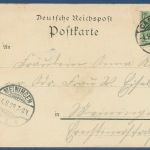 Gruss aus Kassel Gesamtansicht, gelaufen 1899 (AK4021)