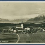 Weildorf mit Untersberg bei Freilassing, Landpost, gelaufen 1938 (AK4042)