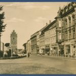 Anklam Steinstraße Geschäfte, gelaufen 1969 Marke fehlt (AK4126)