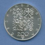 Tschechien 200 Korun 1997 Silber, Amateur Athletic Union, KM 28 vz/st (m4204)