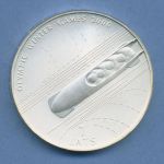 Lettland 1 Lats 2005, Silber, Olympia Winterspiele´06 Turin, KM 69 st (m4229)