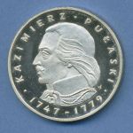 Polen 100 Zlotych 1976, Kasimir Pulaski, Silber, KM Y84 PP (m4243)