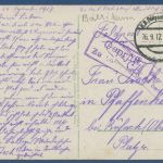 Jelgava Mitau Katholische Straße, gelaufen 1917 als Feldpost (AK4147)