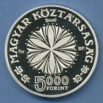 Ungarn 5000 Forint 2006 Komponist Béla Bartók, Silber, KM 791 PP Kapsel (m4413)