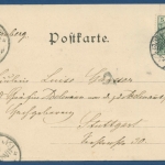 Insel Borkum Victoriahöhe Dünen gelaufen 1901 (AK42)