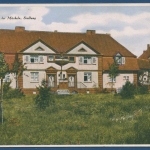 Kohlegrube Elise II bei Mücheln, Siedlung, gelaufen 1940 mit Bahnpost (AK96)