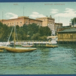 Kiel Marine Akademie, gelaufen 1910 (AK144)