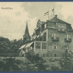 Elten Emmerich Niederrhein Kurhaus Hoch-Elten, gelaufen 1931 (AK118)