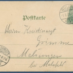 Burg Eltz Eifel Mosel, gelaufen 1901 (AK122)