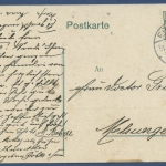 Erfurt Villen am Pförtchen, gelaufen 1909 (AK120)