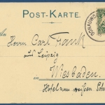 Donauwörth Das Cassianeum Schule und Erziehungsanstalt, gelaufen 1900 (AK201)