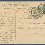 Täler von Zermatt und Sas-Fee, gelaufen 1906, Nadellöcher (AK4264)