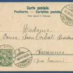 Genf Genève Pont et Quai du Mt. Blanc, gelaufen 1904 Bug (AK4259)