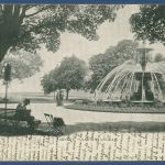 Genf Genève Jardin Anglais, gelaufen 1905 (AK4256)