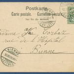 Genf Genève Ile et Statue de Rousseau, gelaufen 1899 (AK4250)