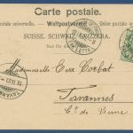 Chaux-de-Fonds Gesamtansicht, gelaufen 1902 (AK4242)