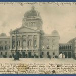Bern Bundesgebäude von der Vorderseite, gelaufen 1902 (AK4241)