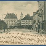 Chaux-de-Fonds Blumengeschäft, gelaufen 1902 (AK4236)