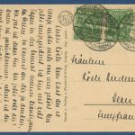 Freiberg in Sachsen Blick auf Schloß Freudenstein, gelaufen 1923 (AK4227)