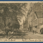 Harburg an der Elbe Rathausstraße mit Post, gelaufen 1915 (AK152)