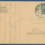 Gruß aus Bad Nenndorf Hauptstraße, gelaufen 1909, (AK229)