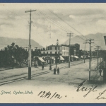 Ogden 25 th Street Utah, gelaufen 1902 Marke fehlt (AK281)