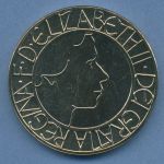Großbritannien 5 Pounds 2003, Königin Elisabeth II. KM 1038 vz/st (m4720)